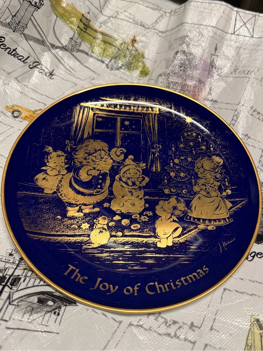 The joy of Christmas collector plate